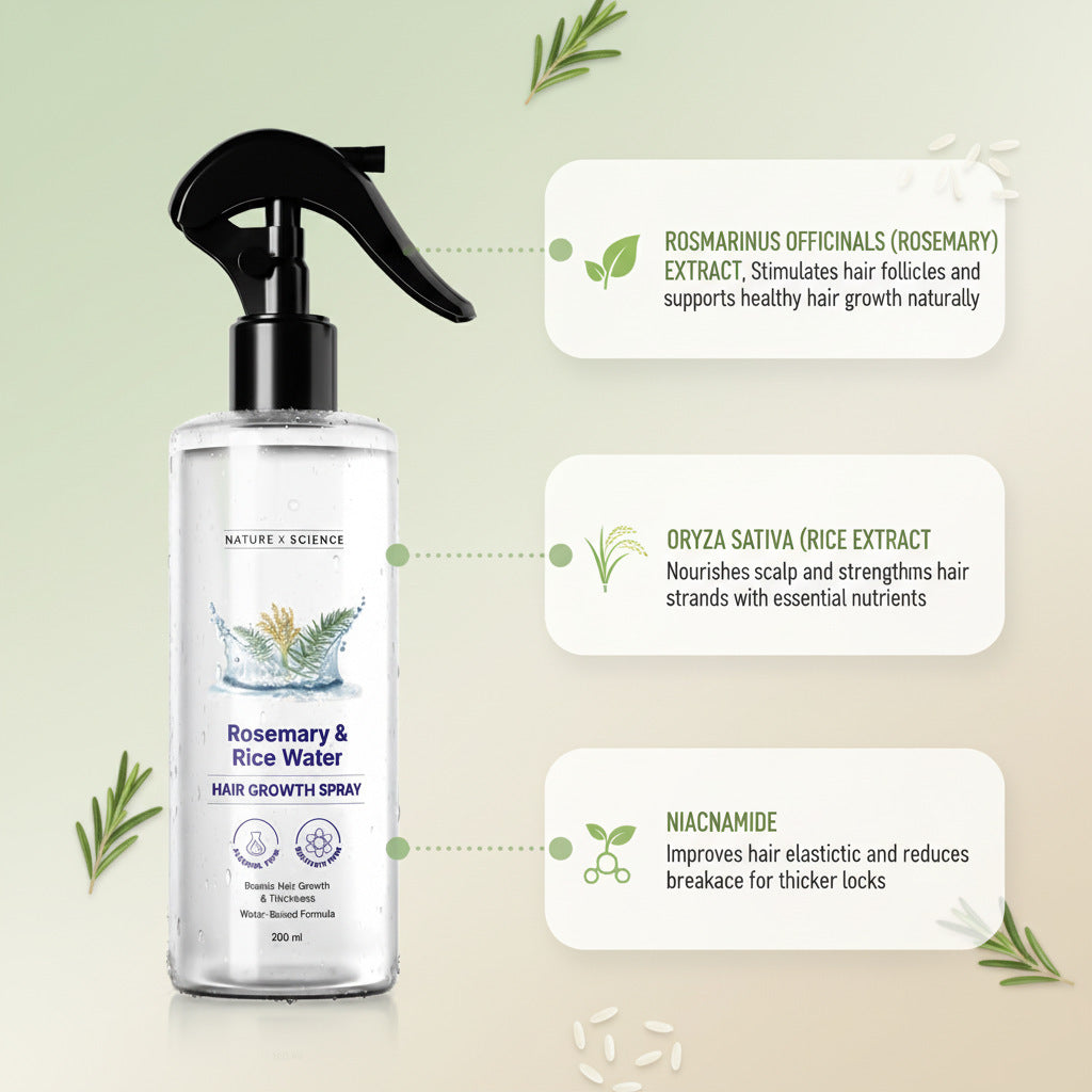 Edou Rosemary Rice Water Hair Spray